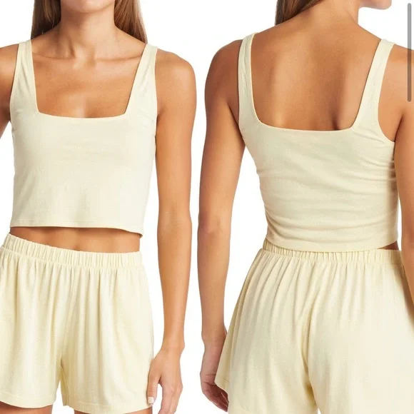 OPEN EDIT ✨ SQUARE NECK TANK NWT - Picture 1 of 12